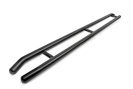 Nissan Interstar FWD 2021 tot 2024 L1 - sidebars &Oslash; 60 mm - geknikt - RVS 304 mat zwart