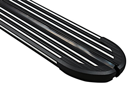 Volvo XC60 2009 tot 2013 - X-line - aluminium treeplanken zwart
