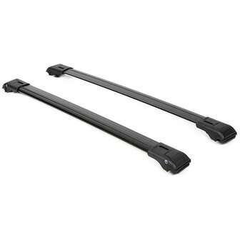 Peugeot Expert L1 2007 tot 2017 &ndash; Wing Aero V1 - aluminium dakdragers zwart