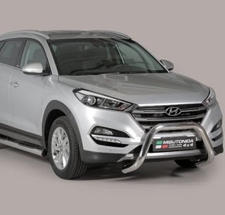 Hyundai Tucson 2015+ pushbar 76 mm met CE / EU certificaat