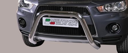 Mitsubishi Outlander 2010 tot 2012 pushbar 76 mm met CE / EU certificaat