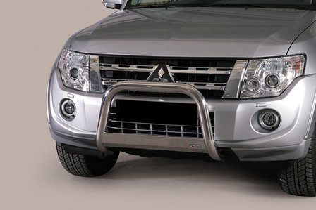 Mitsubishi Pajero 2012 tot 2014 pushbar 63 mm met CE / EU certificaat
