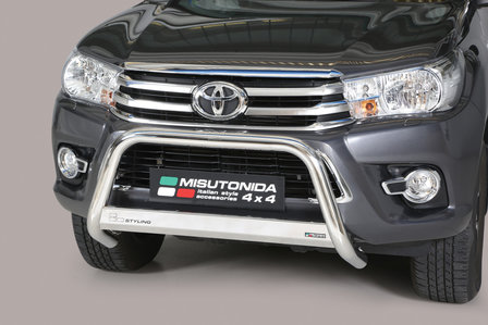   Toyota Hi-Lux vanaf 2016 pushbar 63 mm met CE / EU certificaat