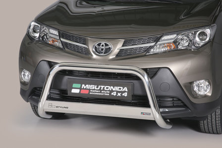 Toyota RAV 4 van 2013 tot 2015 Pushbar 63 mm met CE/EU Certificaat