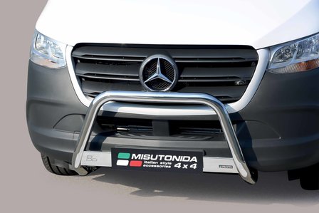 Mercedes Sprinter vanaf 2018 pushbar 63 mm met CE / EU certificaat