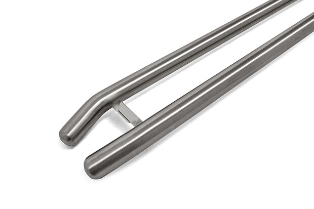 Nissan Interstar FWD 2021 tot 2024 L1 - sidebars Ø 60 mm - geknikt - RVS 304 geschuurd