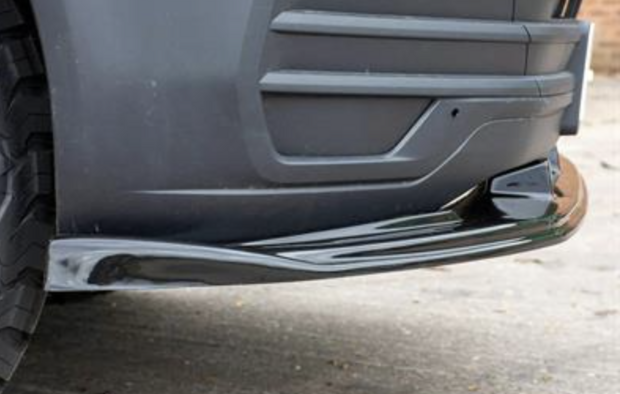 Voorspoiler Volkswagen T6.1 – Zwart Hoogglans