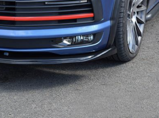 Voorspoiler Volkswagen T6 – Zwart Hoogglans