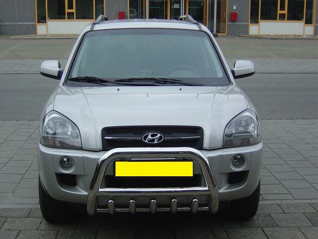 Hyundai Tucson tot 2010 Pushbar met carterbeschermer 70 mm