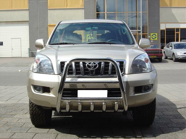 Toyota Landcruiser 120 Pushbar / Bullbar met carterbeschermer 60 mm