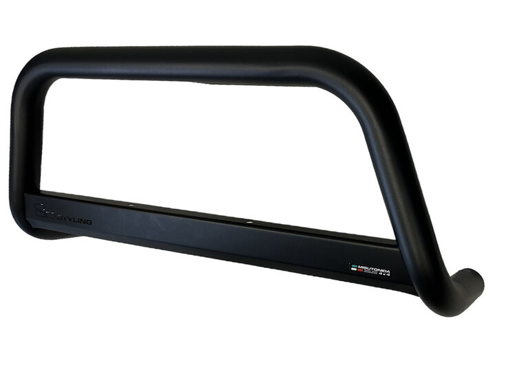 Chevrolet Captiva 2006 tot 2011 - pushbar Ø 63 mm met CE/EU certificaat - RVS 304 zwarte poedercoating