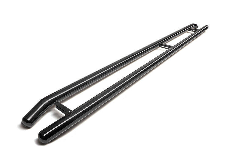 Nissan Interstar 1998 tot 2010 L2 - sidebars Ø 60 mm - geknikt - glans zwart