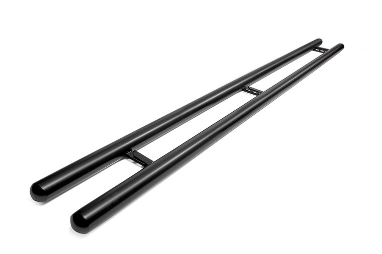 Nissan Interstar 1998 tot 2010 L2 - sidebars Ø 80 mm - rechte buis - mat zwart