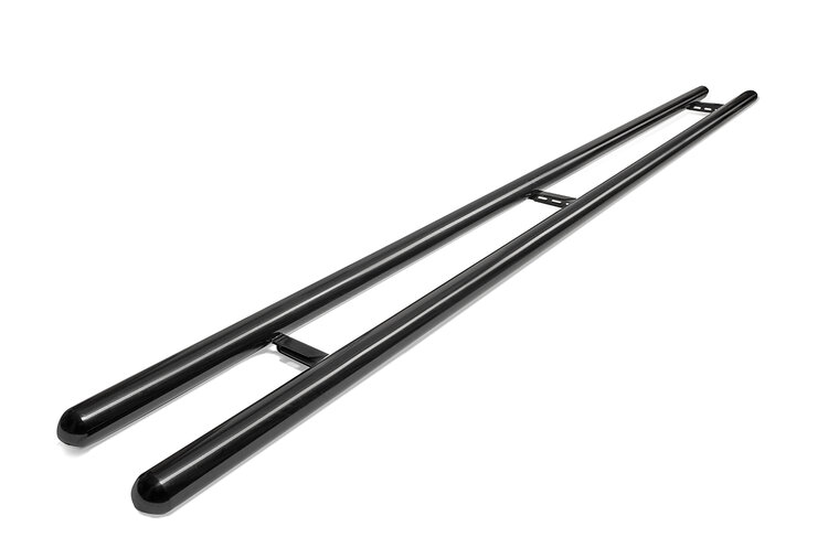 Nissan Interstar 1998 tot 2010 L2 - sidebars Ø 80 mm - rechte buis - glans zwart