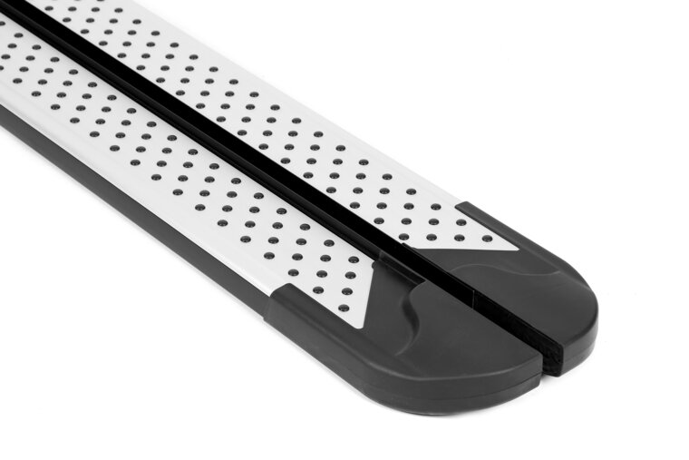 Opel Movano L3 2024 tot heden - aluminium treeplanken grijs - ronde nop