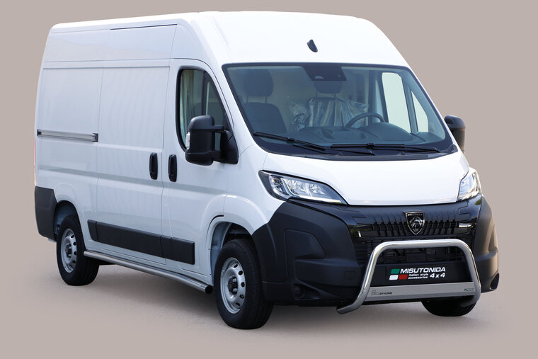 Peugeot Boxer 2024 tot heden - pushbar Ø 63 mm met CE/EU certificaat - RVS 304 hoogglans gepolijst