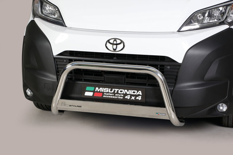 Toyota Proace Max 2024 tot heden - pushbar Ø 63 mm met CE/EU certificaat - RVS 304 hoogglans gepolijst