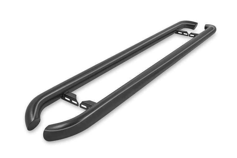 Mercedes Citan 2021 tot heden L2 - sidebars &Oslash; 60 mm - gebogen - RVS 304 mat zwart