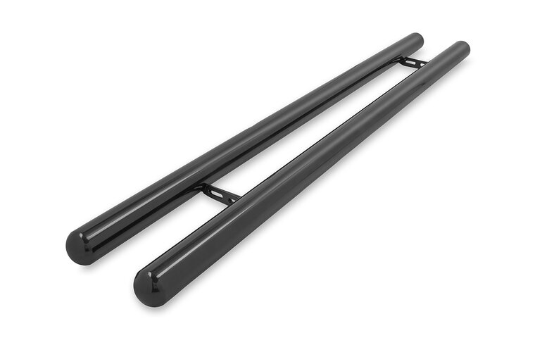 Volkswagen Tayron 2024 tot heden - sidebars &Oslash; 80 mm - rechte buis - RVS 304 glans zwart