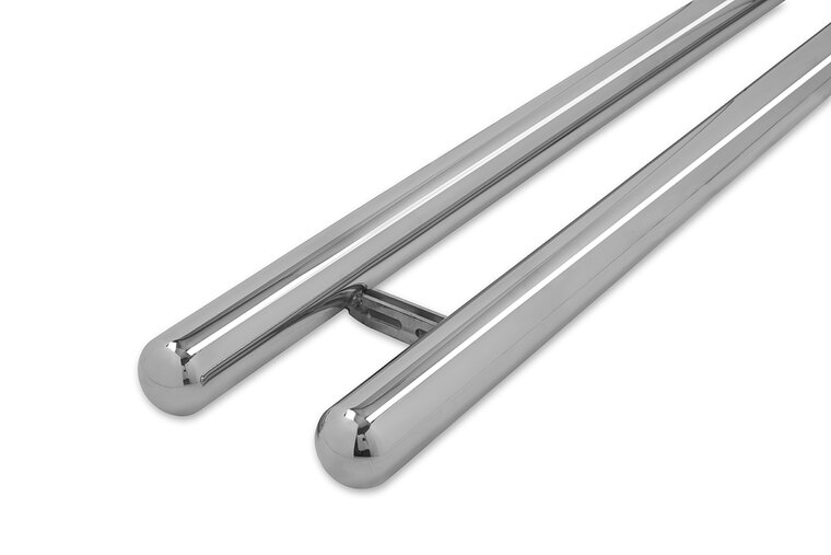 Renault Captur 2024 tot heden &ndash; sidebars &Oslash; 70 mm - rechte buis - RVS 304 hoogglans gepolijst