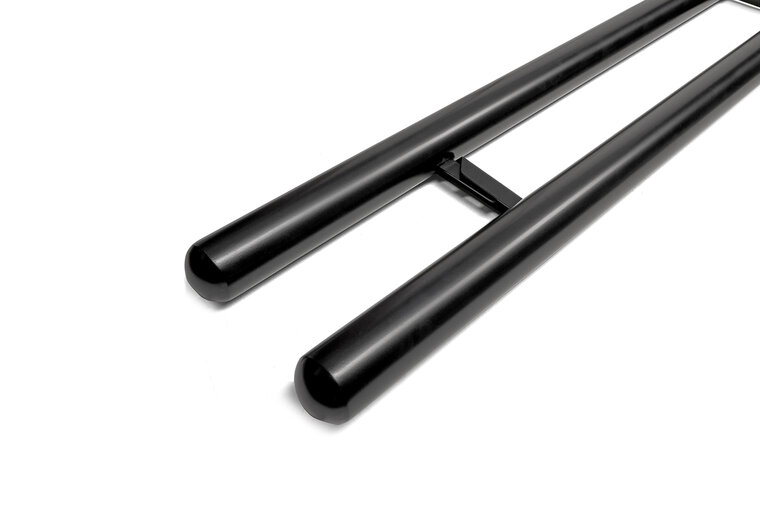 Toyota Proace Max 2024 tot heden L4 - sidebars &Oslash; 70 mm - rechte buis - RVS 304 mat zwart