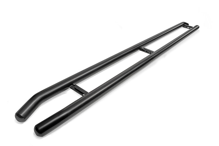 Peugeot Boxer 2024 tot heden L2 - sidebars &Oslash; 60 mm - geknikt - RVS 304 mat zwart