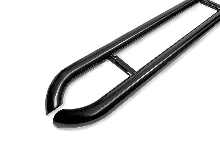 Citro&euml;n Jumper 2024 tot heden L4 - sidebars &Oslash; 60 mm - gebogen - RVS 304 glans zwart