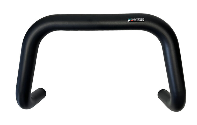 Ssangyong Korando 2011 tot 2019 - super pushbar &Oslash; 76 mm met CE/EU certificaat - RVS 304 zwarte poedercoating