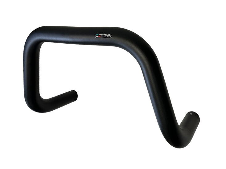 Ssangyong Korando 2011 tot 2019 - super pushbar &Oslash; 76 mm met CE/EU certificaat - RVS 304 zwarte poedercoating