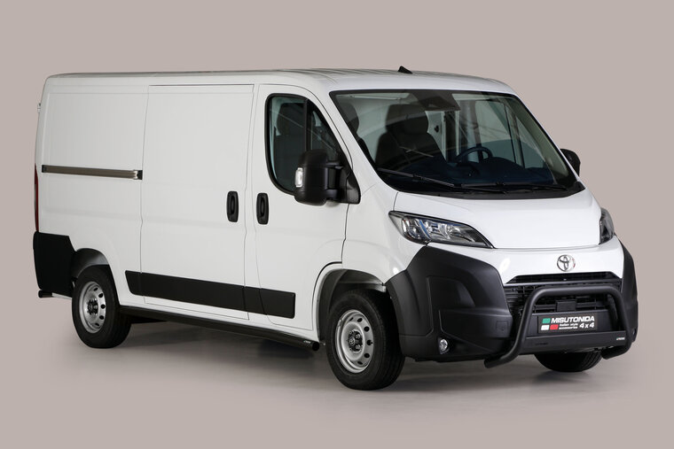 Toyota Proace Max Electric 2024 tot heden - pushbar &Oslash; 63 mm met CE/EU certificaat - RVS 304 zwarte poedercoating