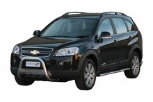 Chevrolet Captiva 2006 tot 2011 - pushbar Ø 63 mm met CE/EU certificaat - RVS 304 hoogglans gepolijst