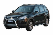 Chevrolet Captiva 2006 tot 2011 - super pushbar Ø 76 mm met CE/EU certificaat - RVS 304 hoogglans gepolijst