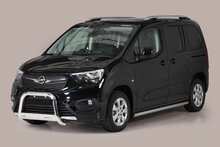 Opel Combo 2018 tot heden - pushbar Ø 63 mm met CE/EU certificaat - RVS 304 hoogglans gepolijst