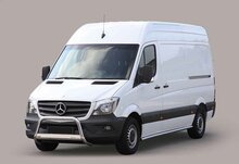 Mercedes Sprinter 2013 tot 2017 - pushbar Ø 63 mm met CE/EU certificaat - RVS 304 hoogglans gepolijst