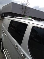 Ford Transit Custom van 2012 tot 2018 (L2) dakrails aluminium grijs