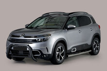 Citro&euml;n C5 Aircross 2019 tot heden &ndash; super pushbar &Oslash; 76 mm met CE/EU certificaat - RVS 304 zwarte poedercoating