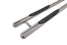 Peugeot Boxer 2024 tot heden L4 - sidebars &Oslash; 80 mm - rechte buis met 3 steps - RVS 304 hoogglans gepolijst