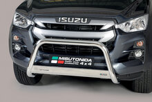 Isuzu D-MAX 2020 tot heden - pushbar &Oslash; 63 mm met CE/EU certificaat - RVS 304 hoogglans gepolijst