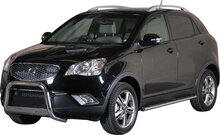 Ssangyong Korando 2011 tot 2019 - pushbar &Oslash; 63 mm met CE/EU certificaat - RVS 304 hoogglans gepolijst