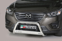 Mazda CX-5 2012 tot 2017 - pushbar &Oslash; 63 mm met CE/EU certificaat - RVS 304 hoogglans gepolijst