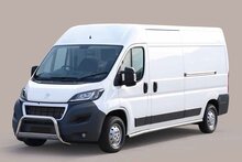 Peugeot e-Boxer 2021 tot 2024 - pushbar &Oslash; 63 mm met CE/EU certificaat - RVS 304 hoogglans gepolijst