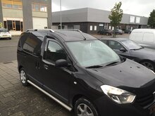 Dacia Dokker 2012 tot heden - Open aluminium dakrails V1 grijs