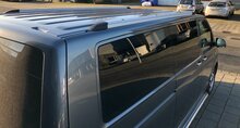 Volkswagen T6 L2 2015 tot 2020 - Gesloten Flush aluminium dakrails grijs