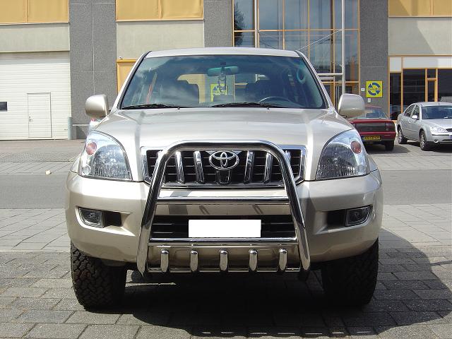 Toyota Landcruiser 120 Pushbar / Bullbar met carterbeschermer 60 mm