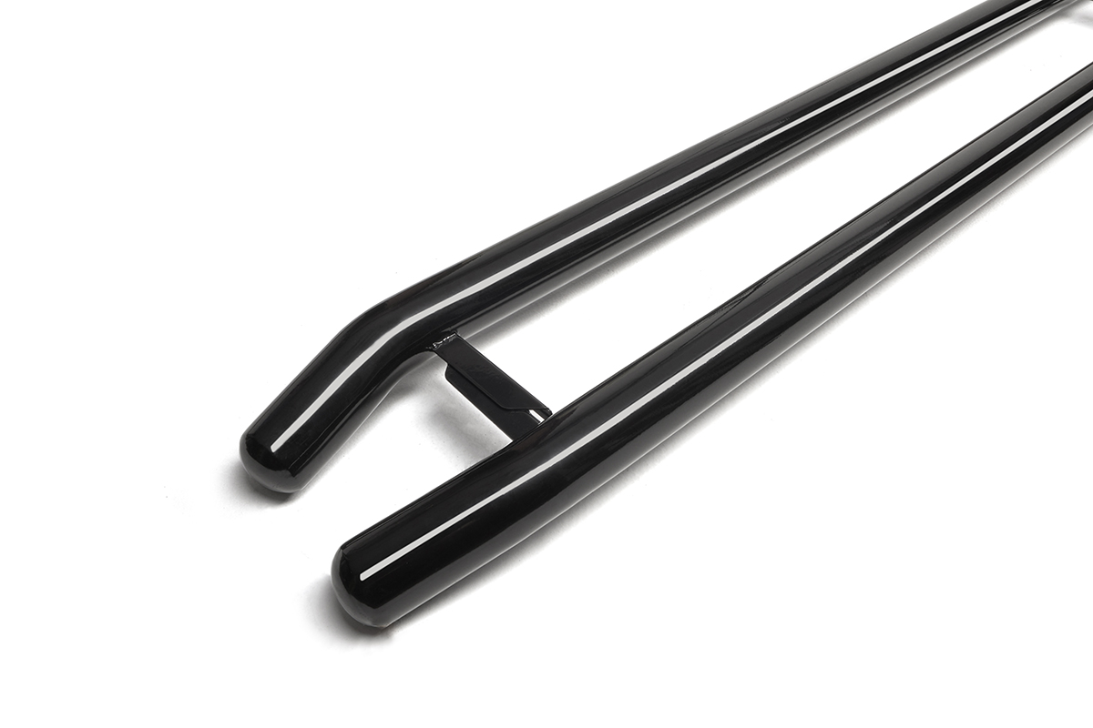 Toyota Proace Max 2024 tot heden L2 - sidebars &Oslash; 60 mm - geknikt - RVS 304 glans zwart