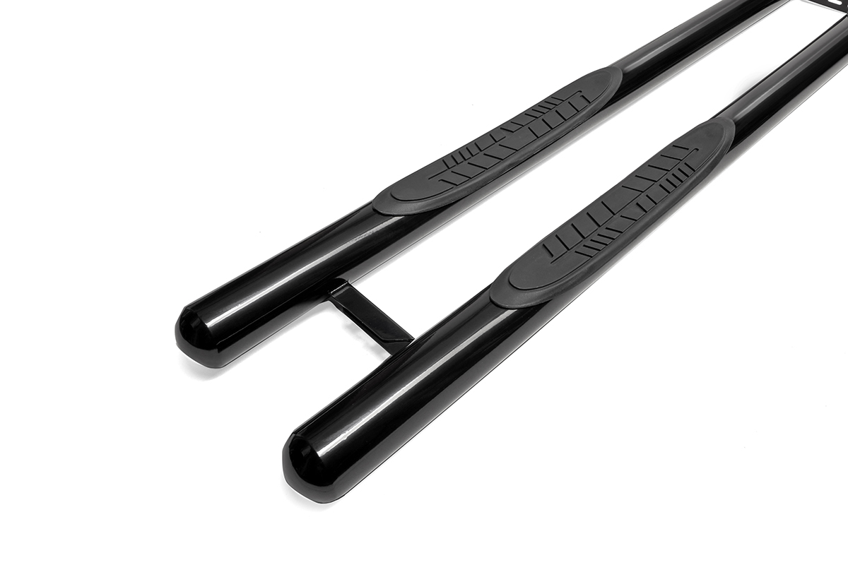 Citro&euml;n Jumper 2024 tot heden L3 - sidebars &Oslash; 70 mm - rechte buis met 3 steps - RVS 304 glans zwart