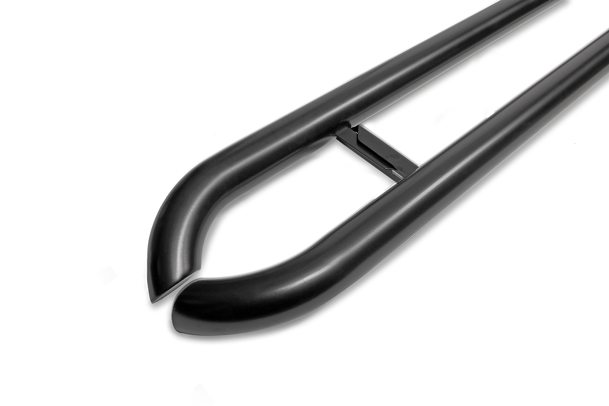 Renault Master 2024 tot heden L2 - sidebars &Oslash; 60 mm - gebogen - RVS 304 mat zwart