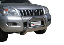 Toyota Land Cruiser 120 2002 tot 2009 – pushbar Ø 63 mm met CE/EU certificaat - RVS 304 hoogglans gepolijst Toyota Land Cruiser 120 2002 tot 2009 – pushbar Ø 63 mm met CE/EU certificaat - RVS 304 hoogglans gepolijst