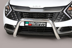 Kia Sportage 2022 tot heden - super pushbar Ø 76 mm met CE/EU certificaat - RVS 304 hoogglans gepolijst