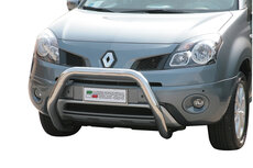 Renault Koleos 2008 tot 2011 - super pushbar Ø 76 mm met CE/EU certificaat - RVS 304 hoogglans gepolijst Renault Koleos 2008 tot 2011 - super pushbar Ø 76 mm met CE/EU certificaat - RVS 304 hoogglans gepolijst